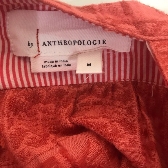 Anthropologie Sylvia Embroidered Button-back Tank Top Blouse - Picture 7 of 8